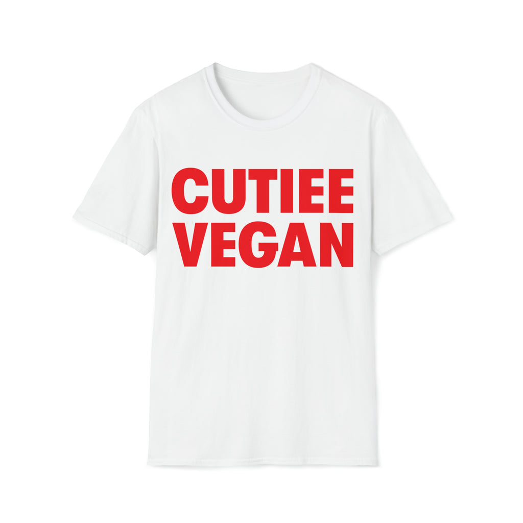 "Cutiee Vegan" Unisex Softstyle T-Shirt