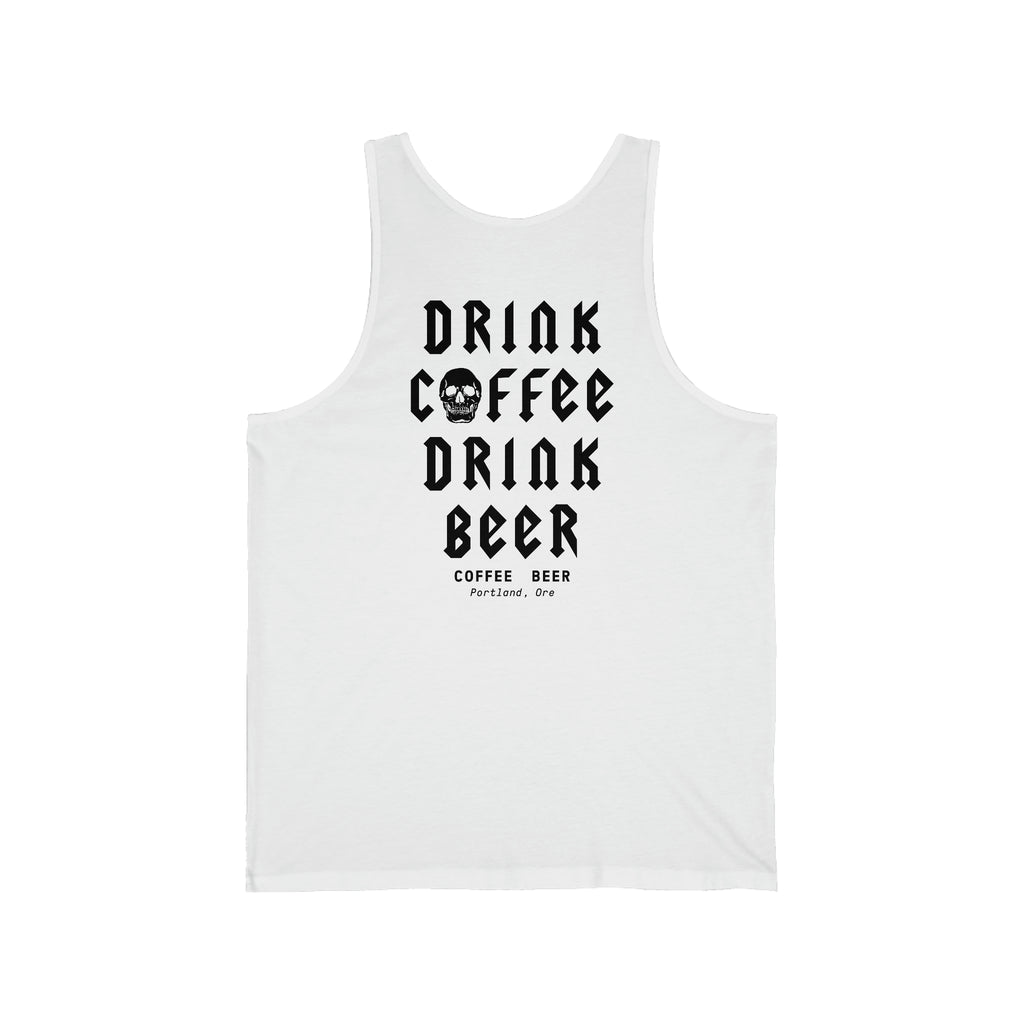 "COFFEE BEER GEAR" Small Pee Unisex Jersey Tank