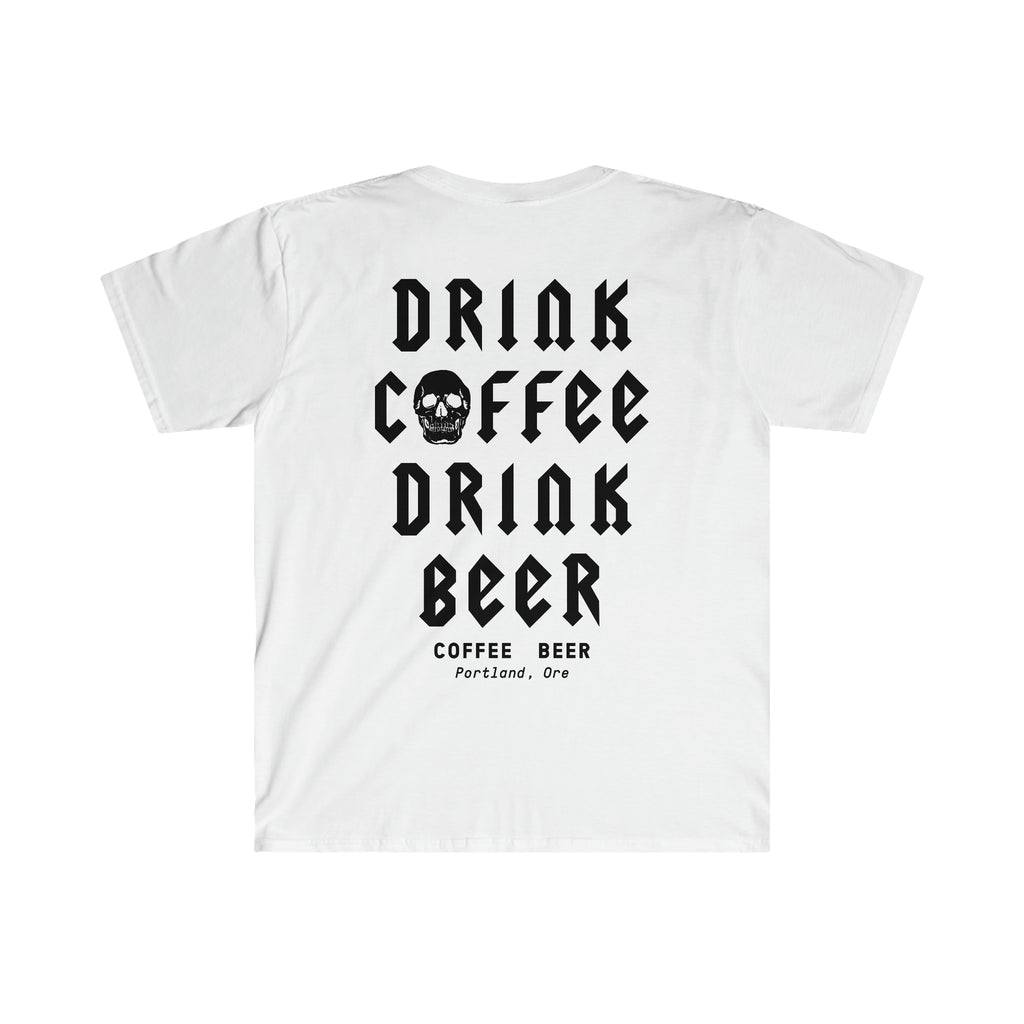 "COFFEE BEER GEAR" Unisex Softstyle T-Shirt