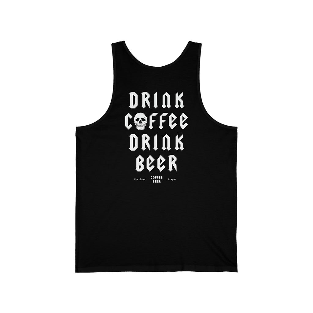 "COFFEE BEER GEAR" Small Pee Unisex Jersey Tank