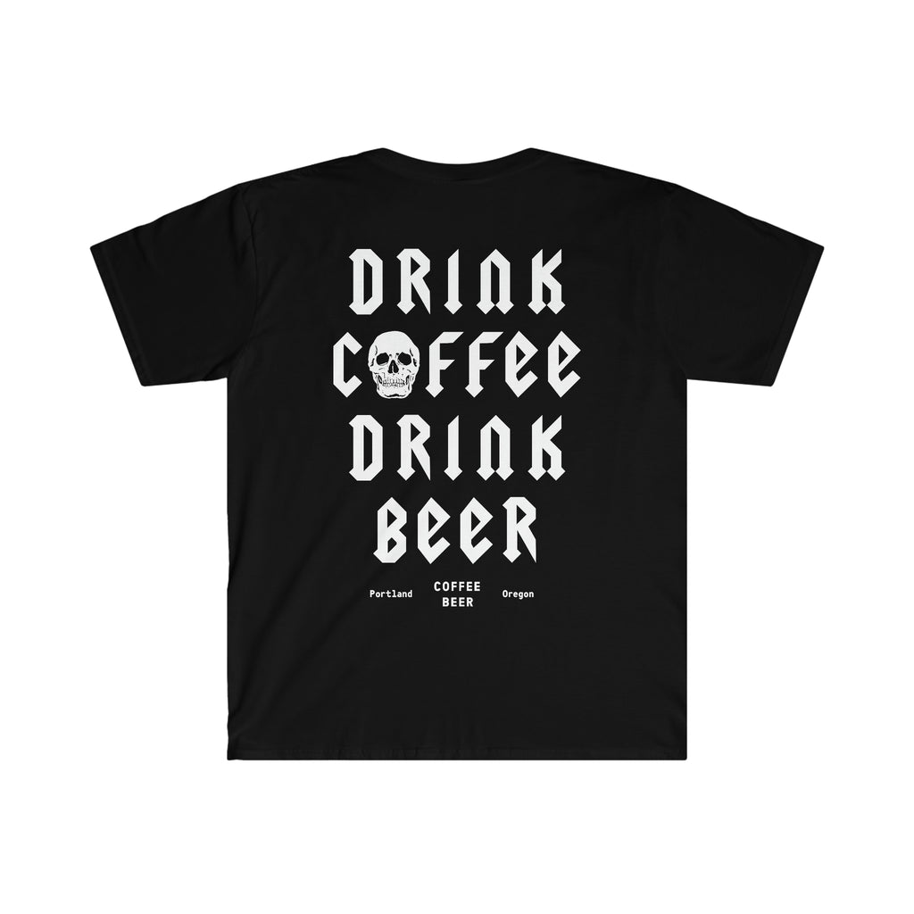 "COFFEE BEER GEAR" Unisex Softstyle T-Shirt