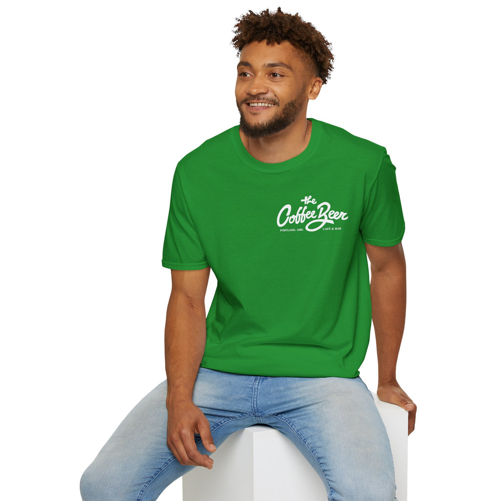 "When You're Queer OG" Unisex Softstyle T-Shirt - Coffee and Beer Design