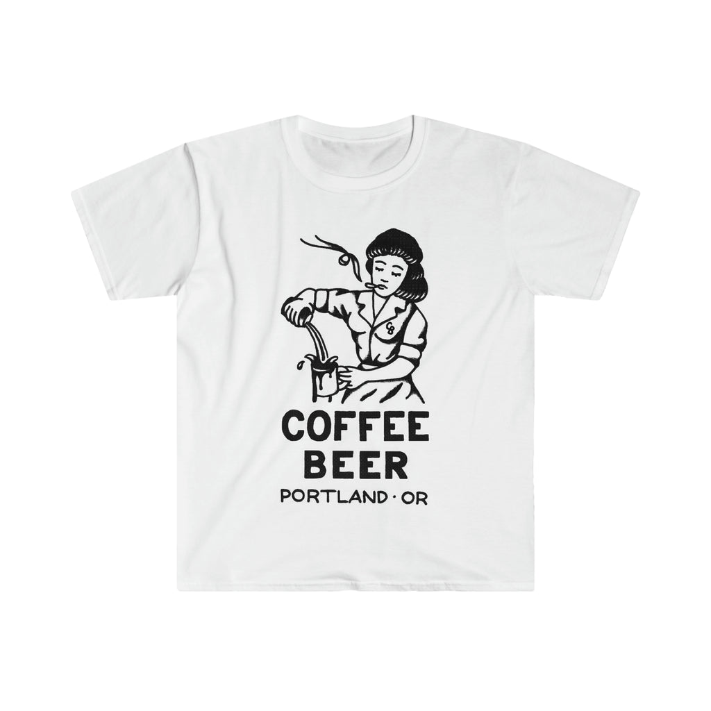 "Sad Waitress" Unisex Softstyle T-Shirt