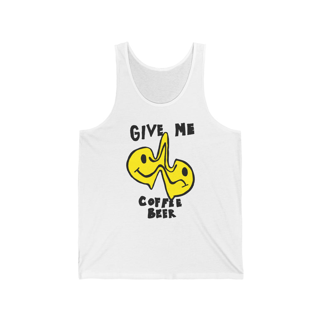 "Give Me Coffee Beer" Unisex Jersey Tank
