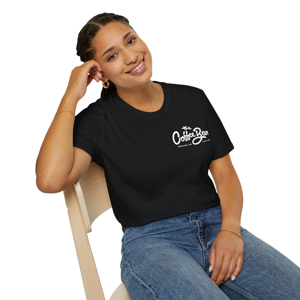 "When You're Queer OG" Unisex Softstyle T-Shirt - Coffee and Beer Design