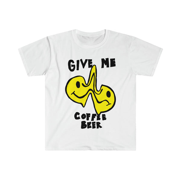 "Give Me Coffee Beer" Unisex Softstyle T-Shirt