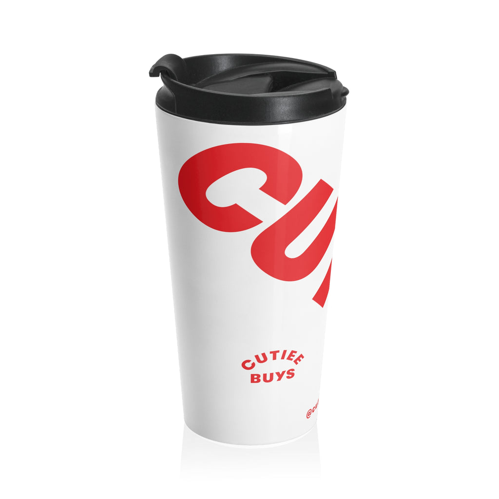 "Total Cutiee" Stainless Steel Travel Mug
