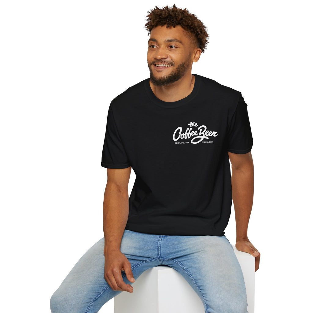 "When You're Queer OG" Unisex Softstyle T-Shirt - Coffee and Beer Design