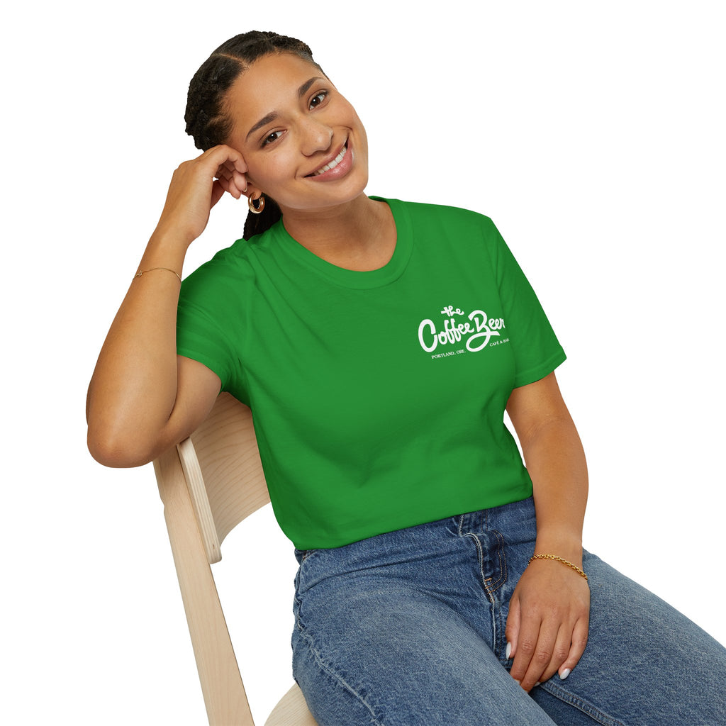 "When You're Queer OG" Unisex Softstyle T-Shirt - Coffee and Beer Design