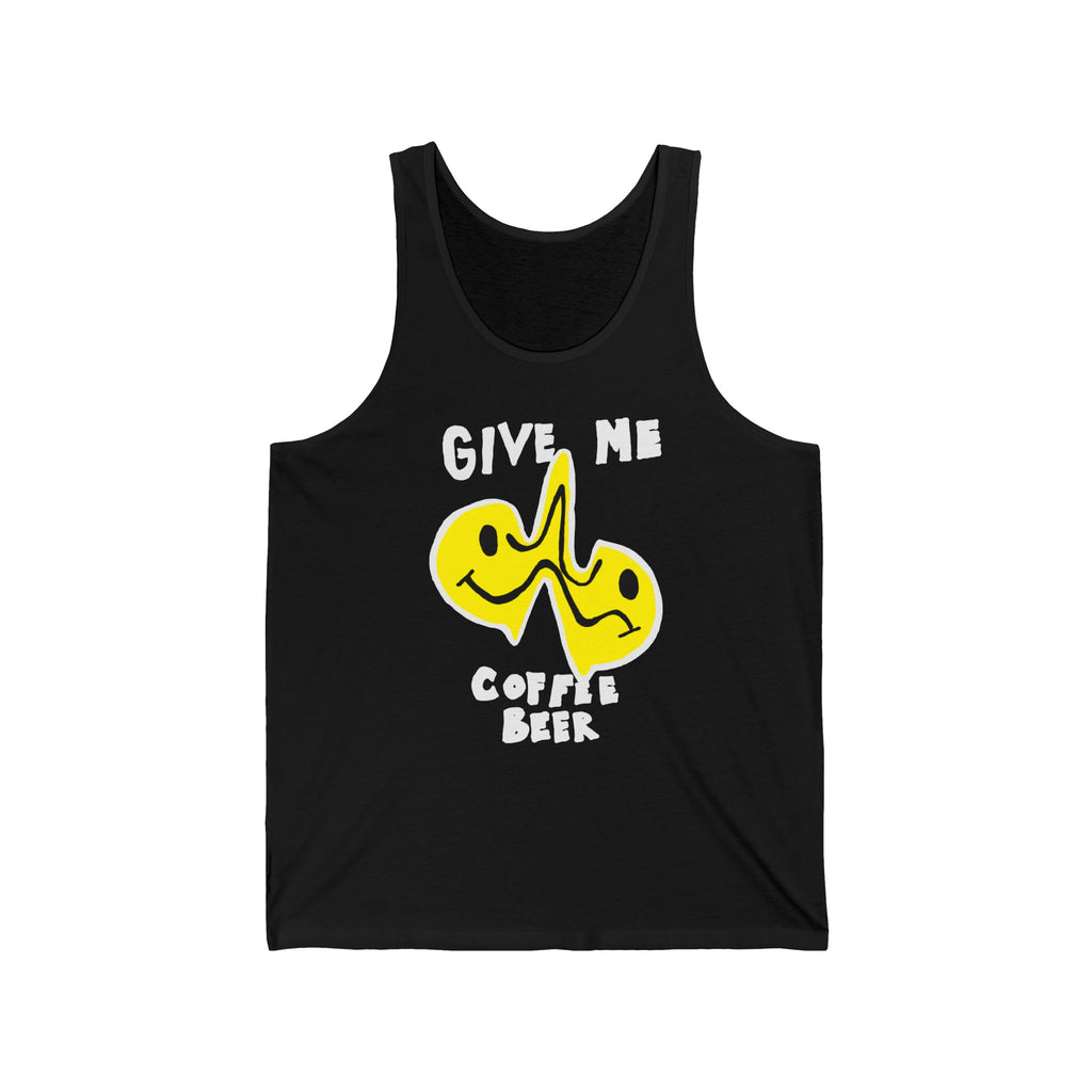 "Give Me Coffee Beer" Unisex Jersey Tank