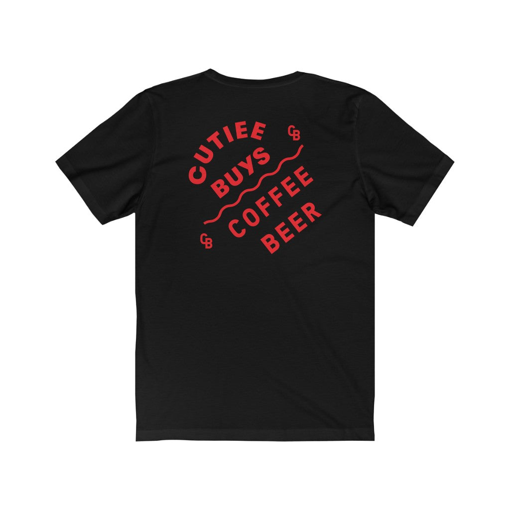 "Cute Cute Cute" Red Unisex Jersey Short Sleeve Tee