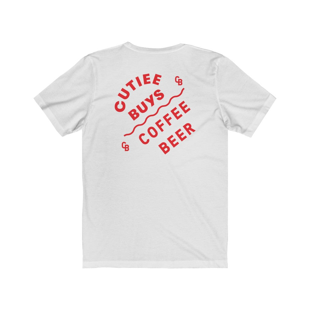 "Cute Cute Cute" Red Unisex Jersey Short Sleeve Tee