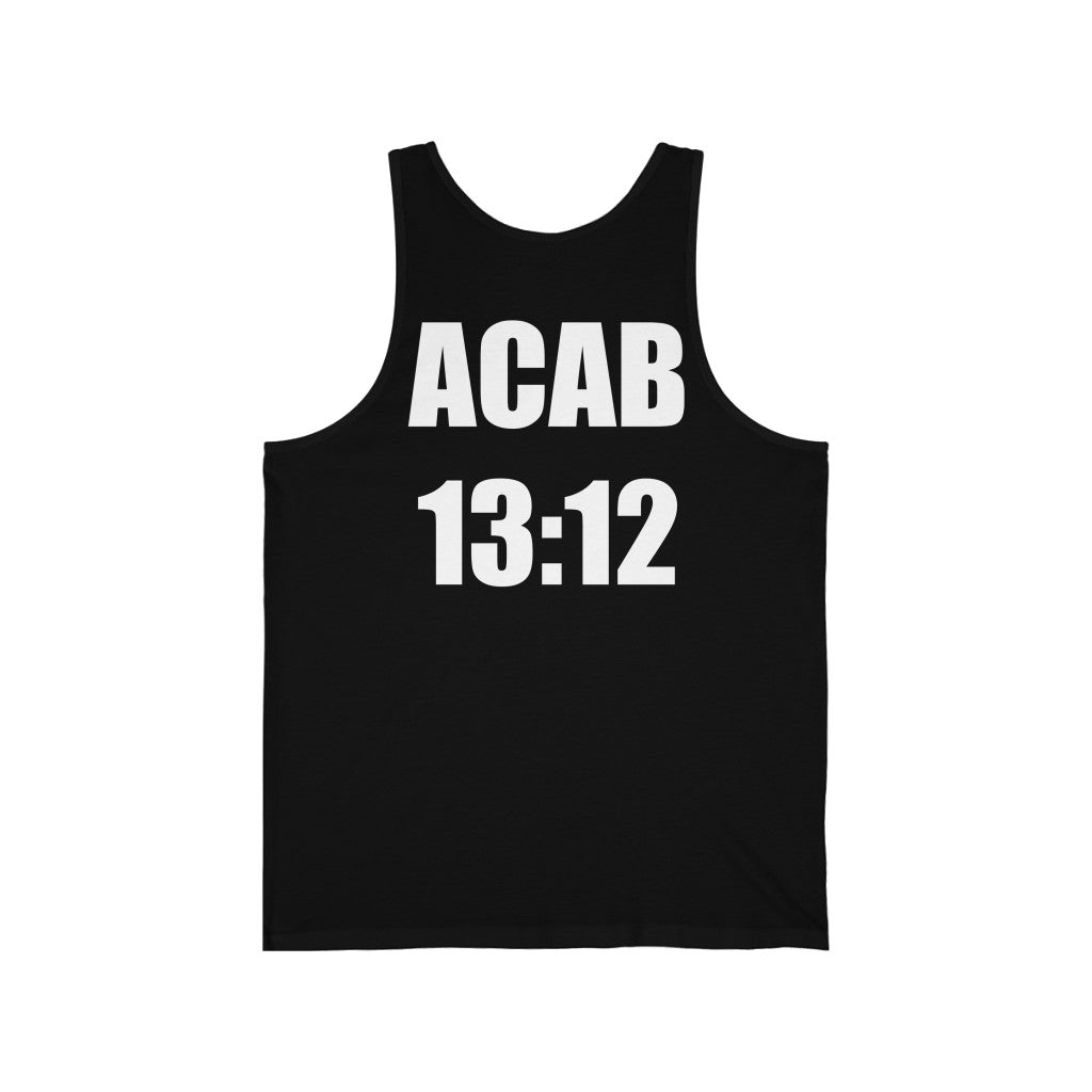 "All Coffee All Beer" Stone Cold Unisex Jersey Tank