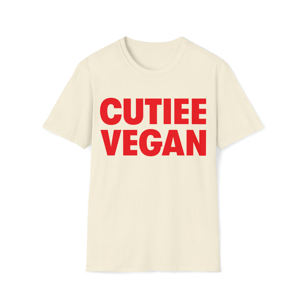 "Cutiee Vegan" Unisex Softstyle T-Shirt
