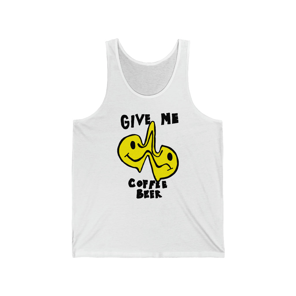 "Give Me Coffee Beer" Unisex Jersey Tank