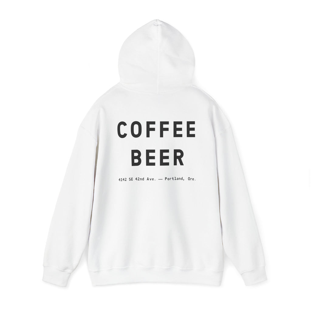 "COFFEE BEER IN JAPANESE" x Katsu Collab Unisex Heavy Blend™ Hooded Sweatshirt