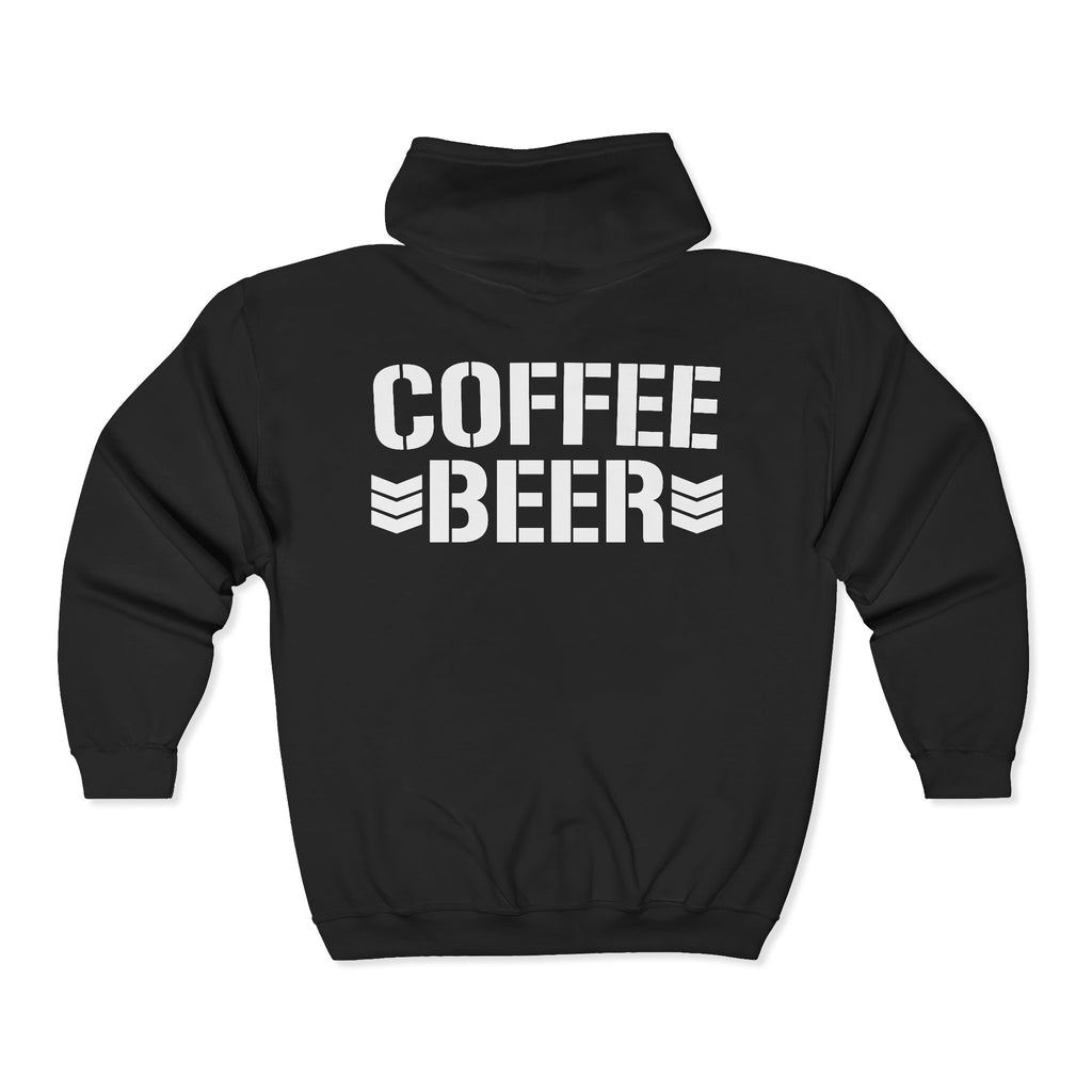 Coffee Beer Bullet Club Zip Hoodie