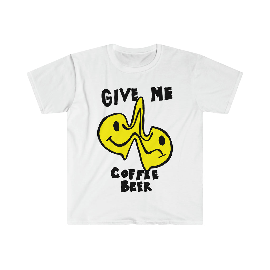 "Give Me Coffee Beer" Unisex Softstyle T-Shirt