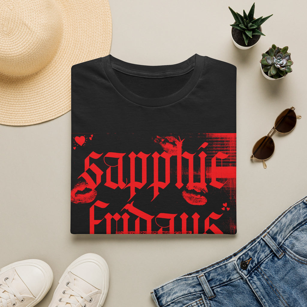 Sapphic Fridays — Gothic Lip Print Tee