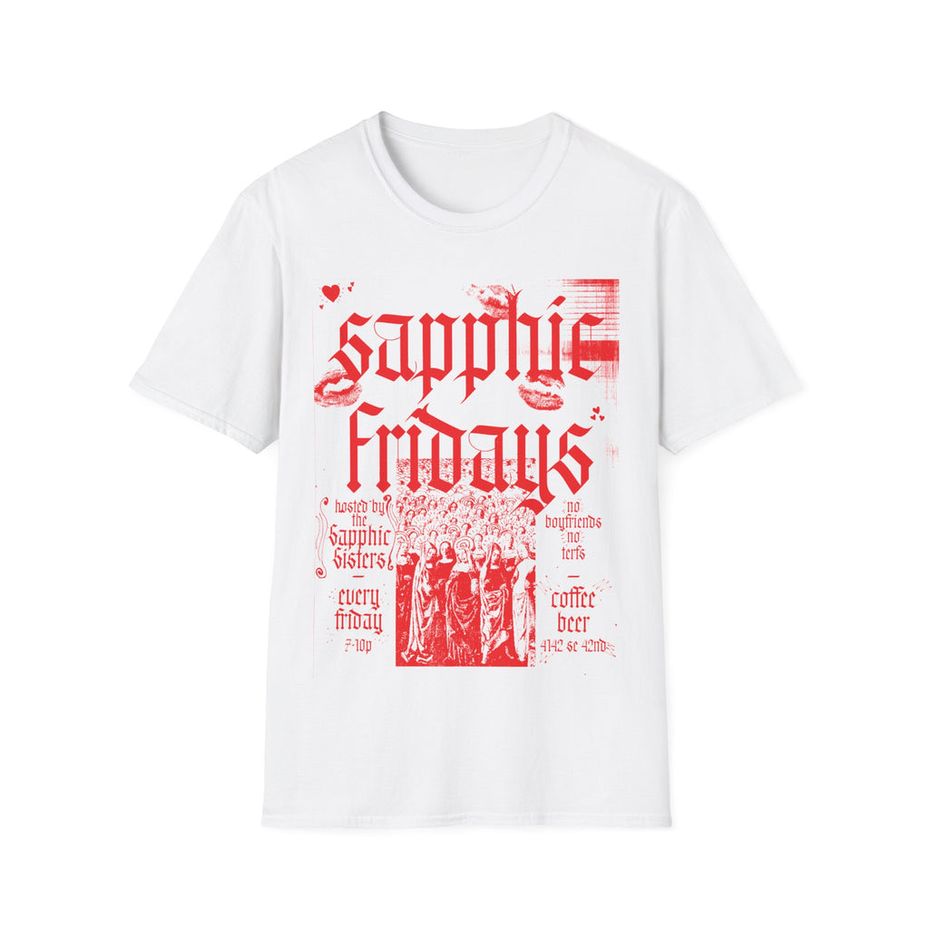 Sapphic Fridays — Gothic Lip Print Tee