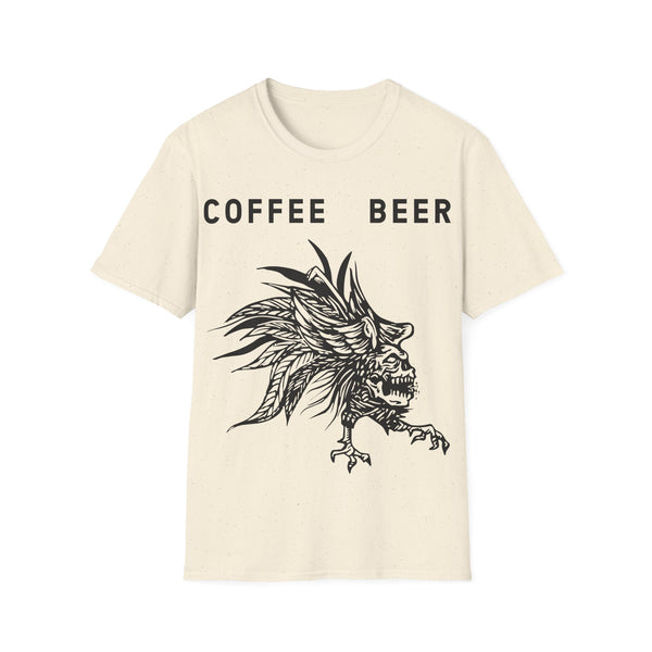 "Death Hawk" Wearable T-Shirt Comfortable COFFEE BEER