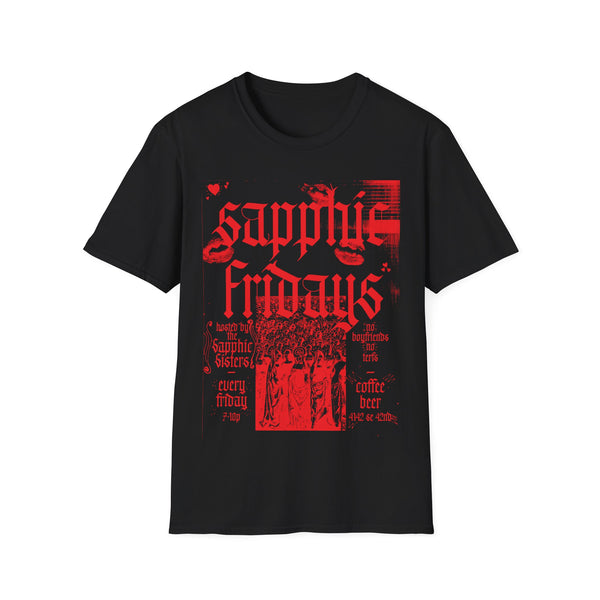 Sapphic Fridays — Gothic Lip Print Tee