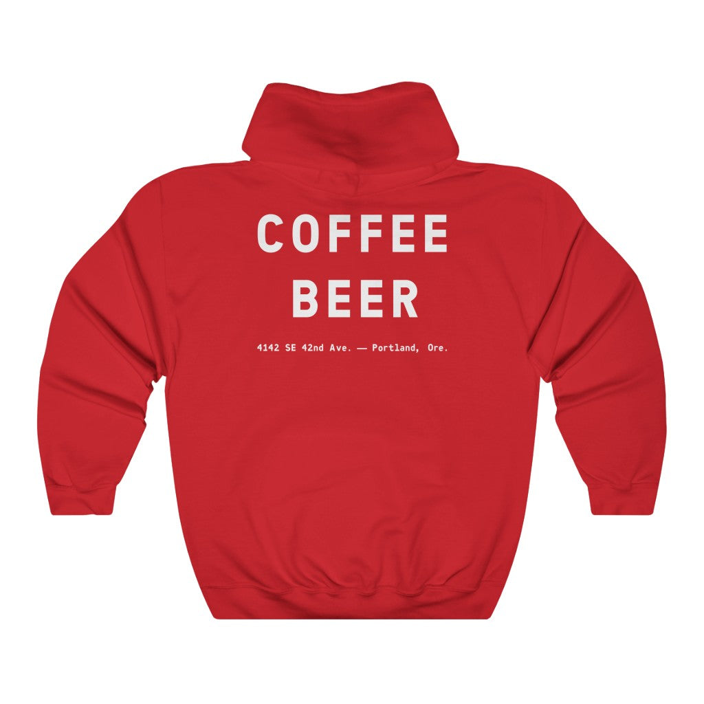 "Beer Before Decaf" Unisex Heavy Blend™ Hooded Sweatshirt