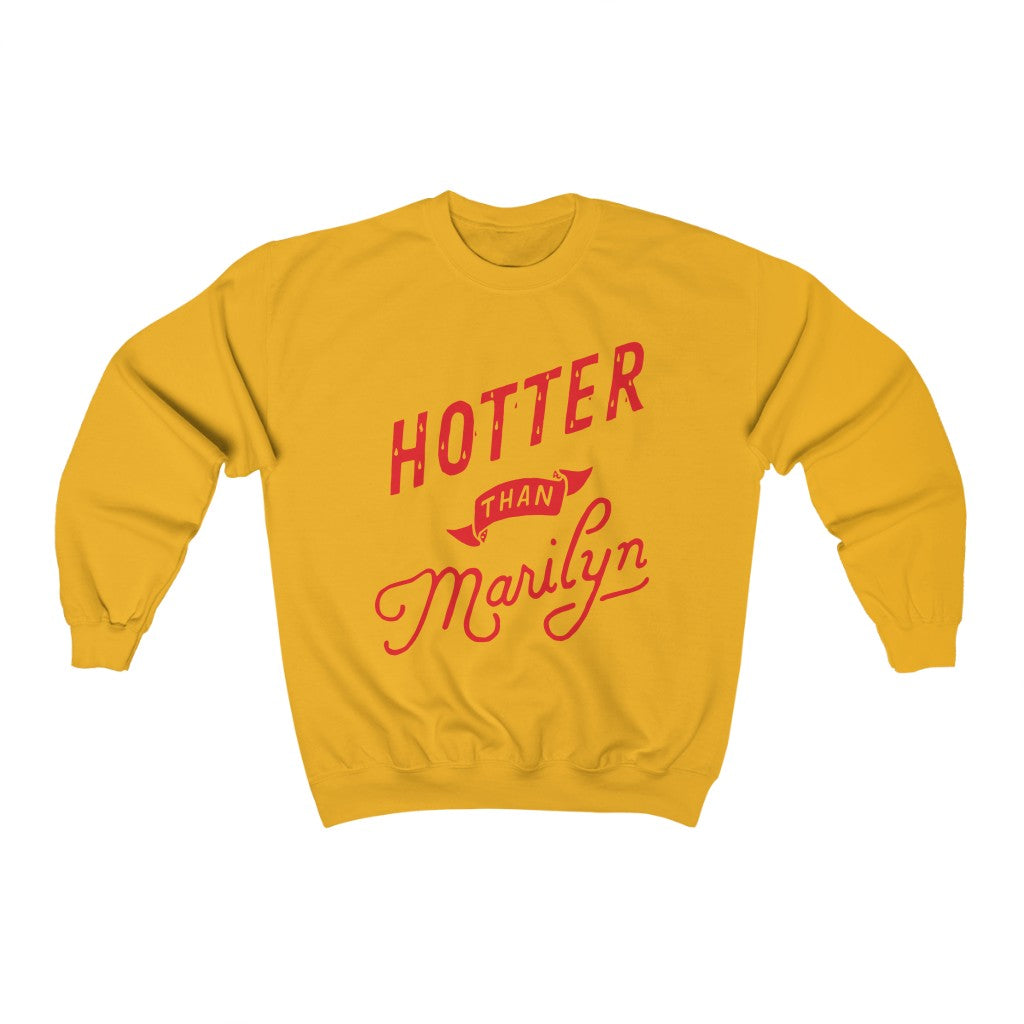 "Hotter Than / Cooler Than" Unisex Heavy Blend™ Crewneck Sweatshirt