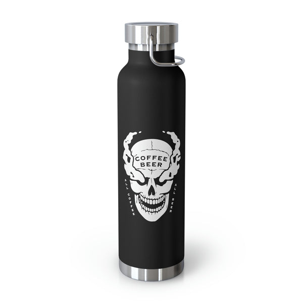 "All Coffee All Beer" Copper Vacuum Insulated Bottle, 22oz