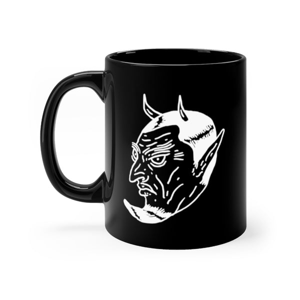 "Devil in the Decaf" Black mug 11oz