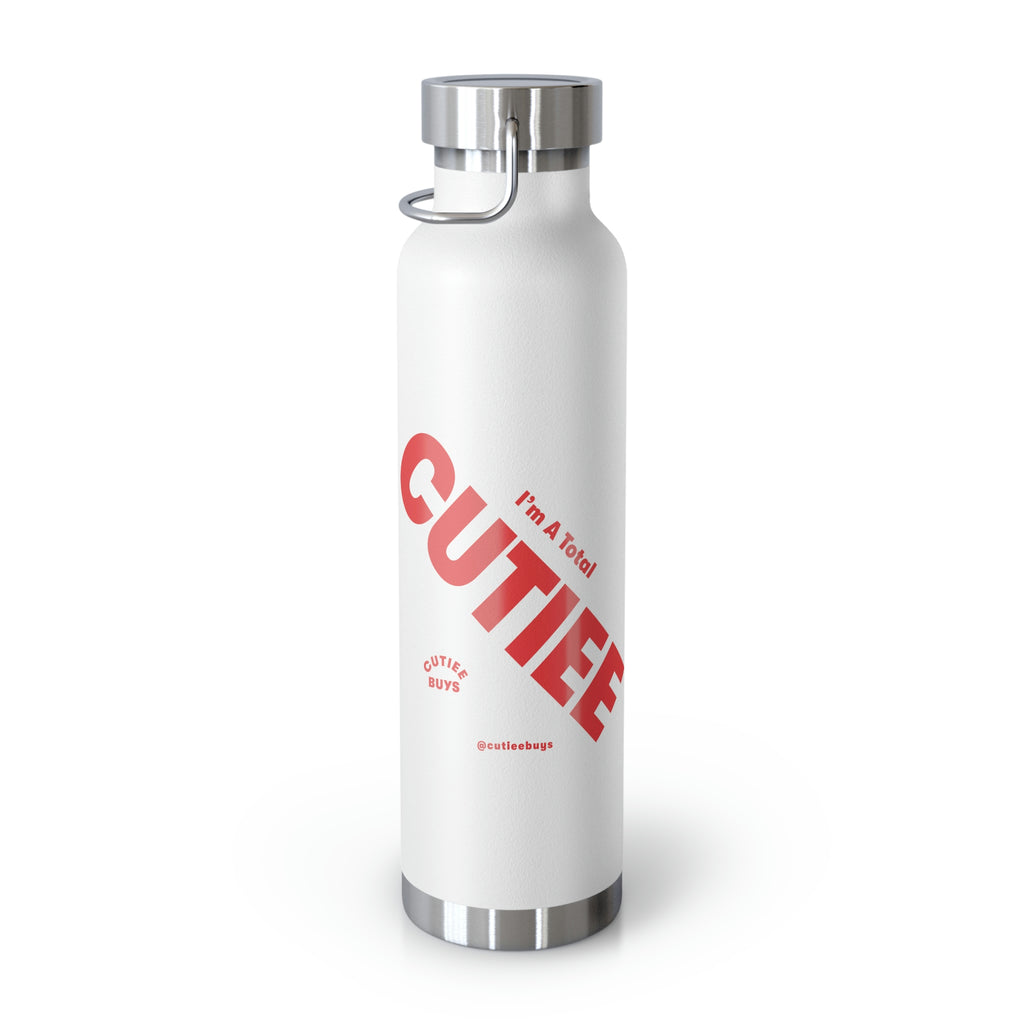 "Have A Cute Day" Copper Vacuum Insulated Bottle, 22oz